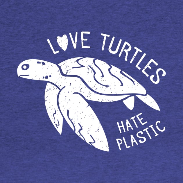 Love Turtles Hate Plastic by bangtees